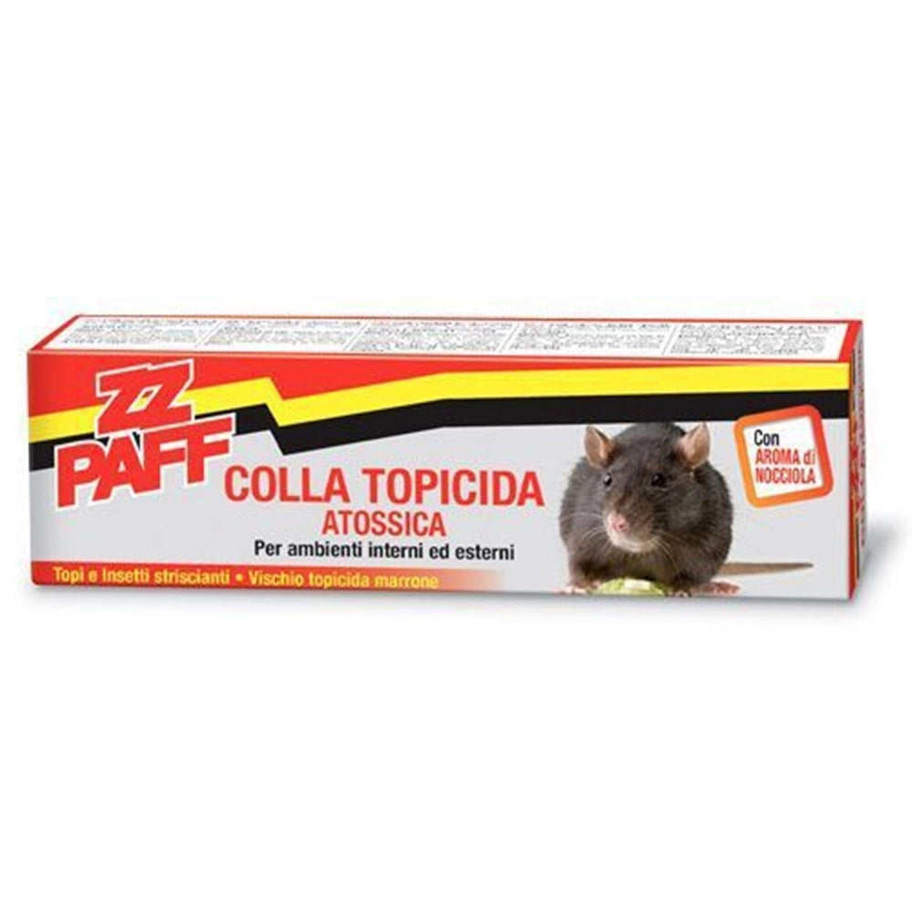Trade Shop - Set 25pz Colla Topicida Per Topi Insetti Striscianti Atossica Interni Esterni 135gr 011728 -
