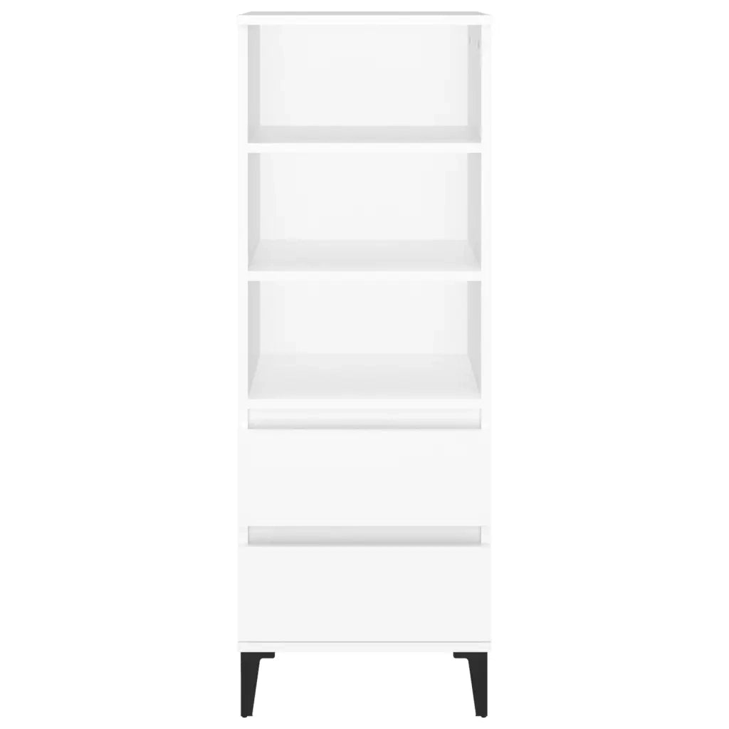 Credenza-Buffet-Armadio da cucina Bianco 40x36x110 cm in Legno Multistrato 400128