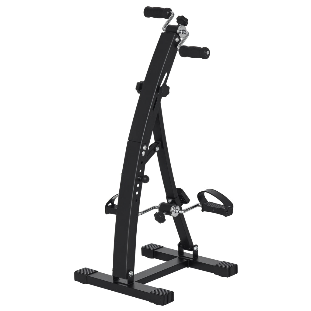 Pedaliera per Gambe e Braccia con Schermo LED Regolabile ¨C zephmum ¨C Nero 40x42.5x100 cm
