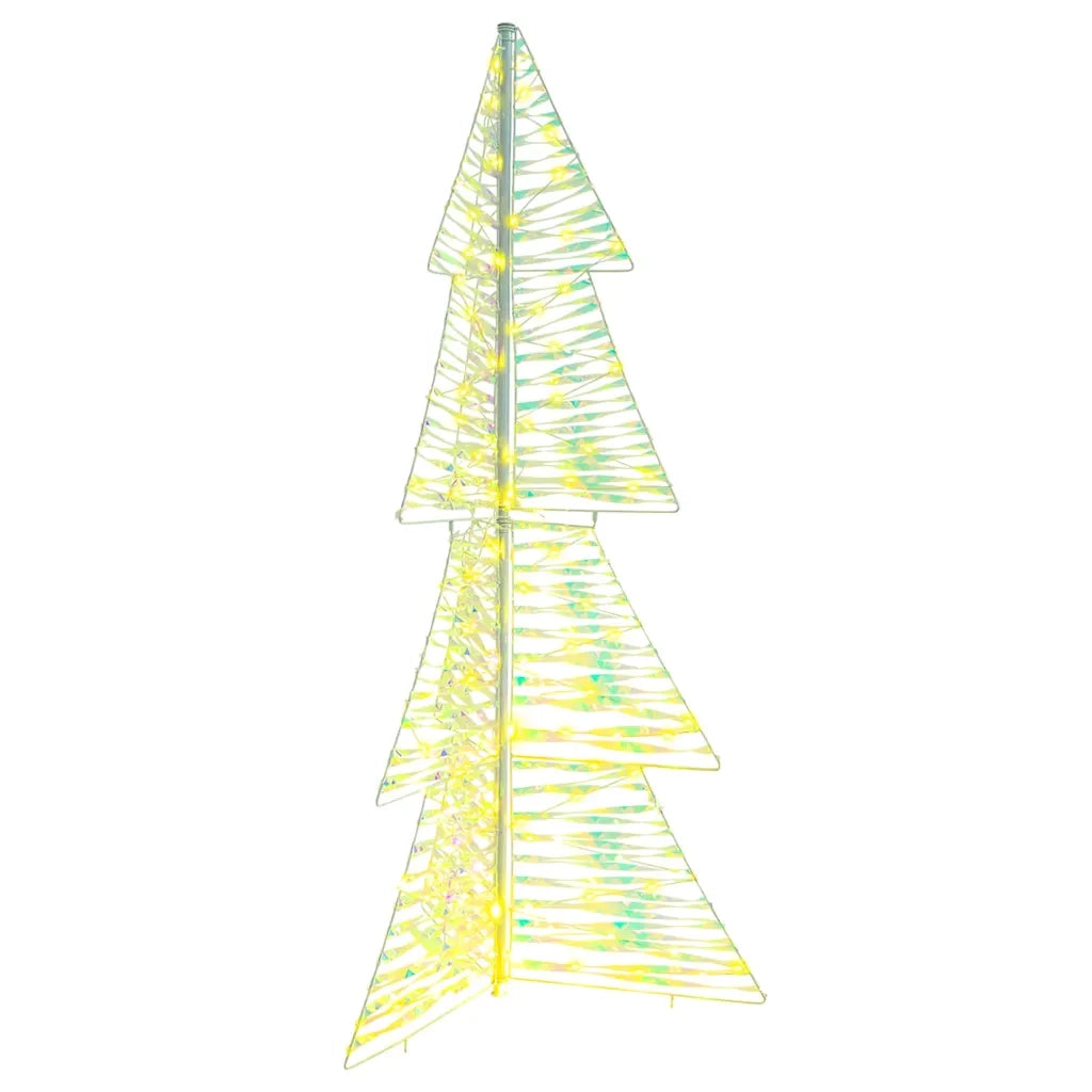 Albero di Natale con 160 LED Bianco caldo 150 cm PET 42019215