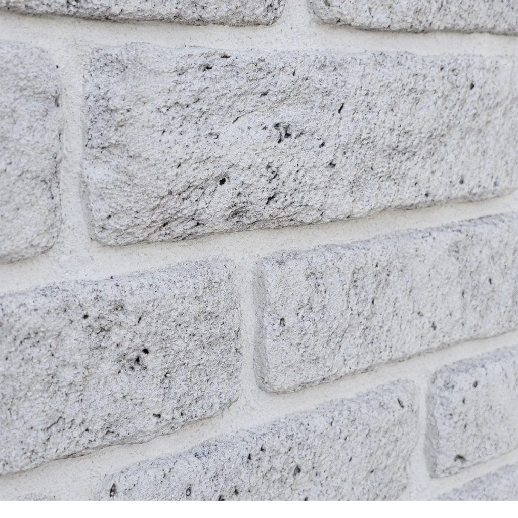 Cenere - pannello finto mattone in EPS Resinato Misura 100x50 Cm spessore 2 cm