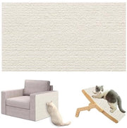 Krabmat autoadesivo per gatti, mat per gatti da tagliare da soli per divano, muro, mobili, protezione contro graffi, scalino per gatti, adesivo e mat per gatti (40 x 100 cm, bianco)