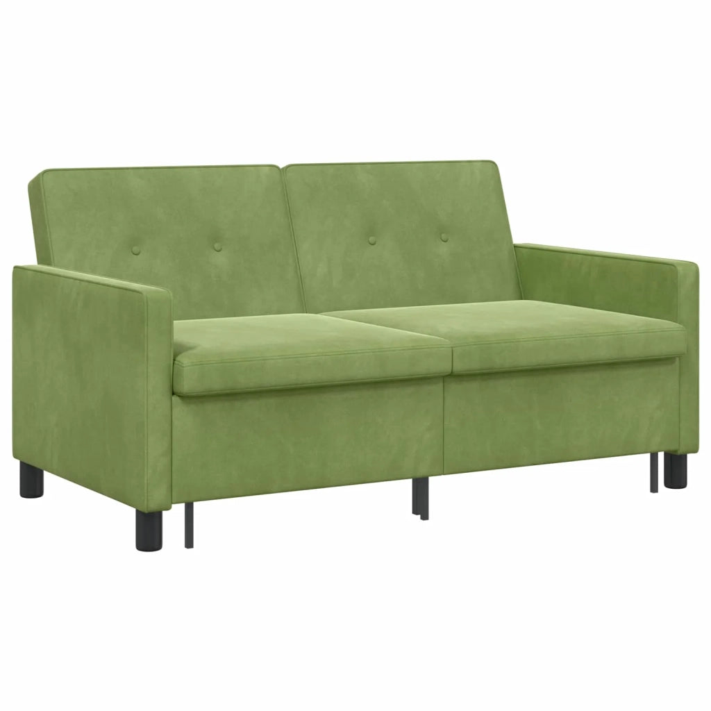 Divano letto Verde chiaro Tessuto