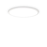 Plafoniera Moderna Fly Slim Alluminio-Plastiche Bianco Led 53W 4000K D60Cm