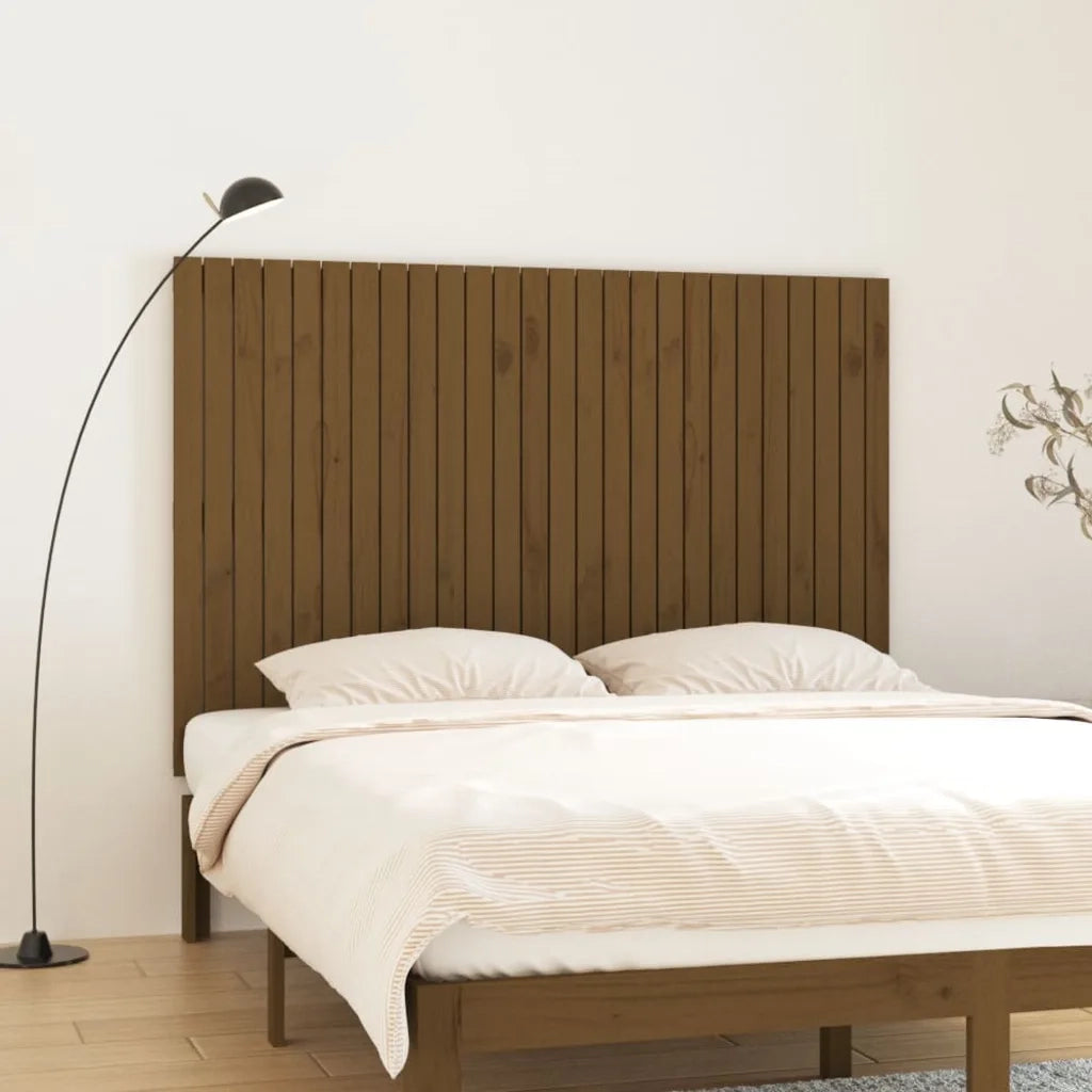 Testiera | Testata da Parete Ambra 166x3x110 cm in Legno Massello di Pino
