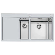 Foster Master 100.1,5V.FT Lavello ad incasso Rettangolare Acciaio inossidabile