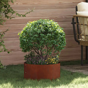 Anello per vaso-Supporto per Vaso Marrone 40 x 40 x 20 cm Acciaio CorTen