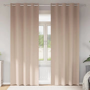 Tende Blackout con Anelli 2 pz Talpa 260 x 140 cm Poliestere 4107332