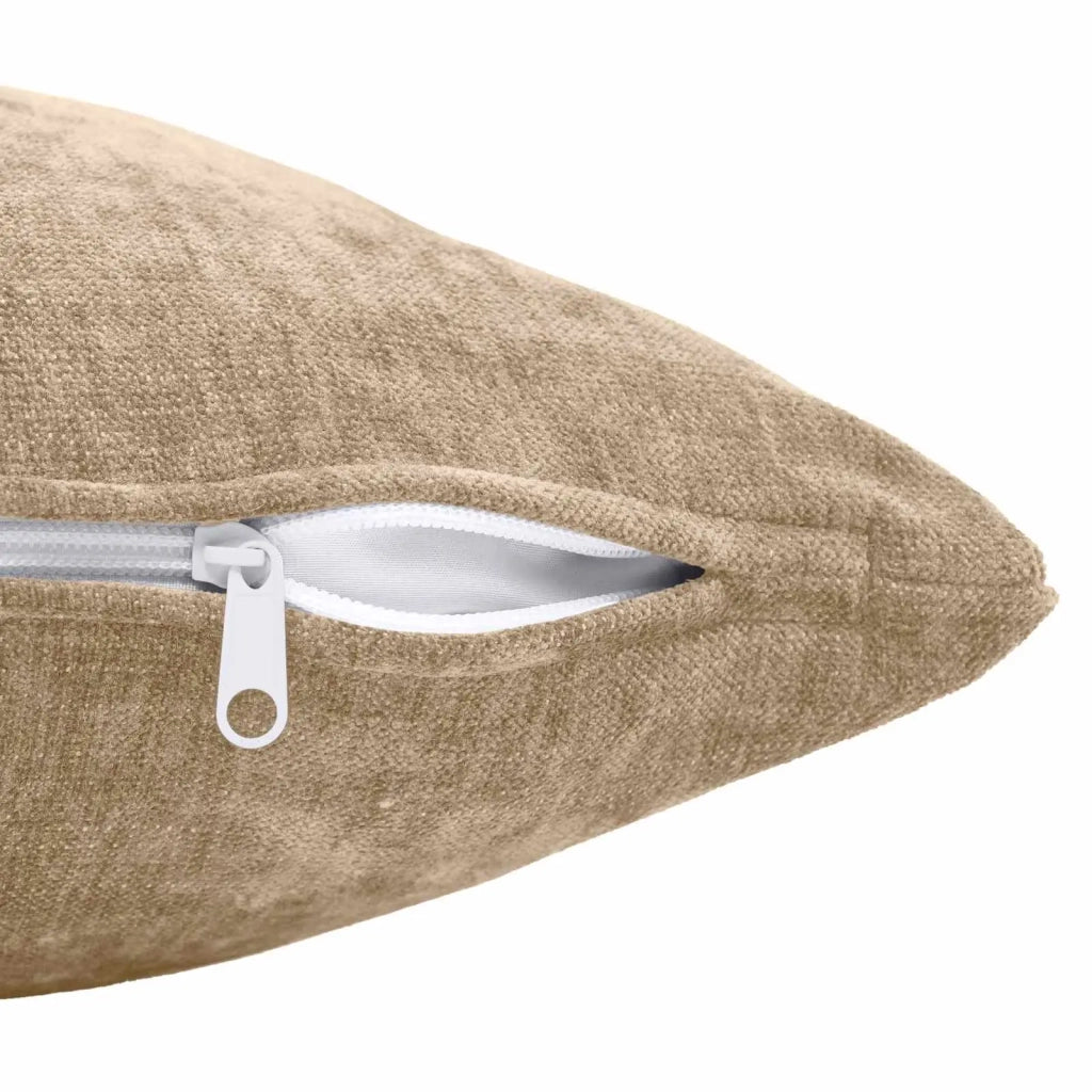 Federa 2 pz HEERLEN Tortora 40 x 145 cm Tessuto Chenille 908934