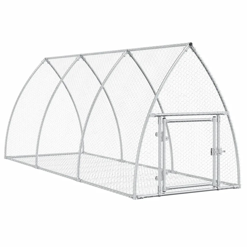 Conigliera Argento 105x300x120 cm in Acciaio Zincato 3281528