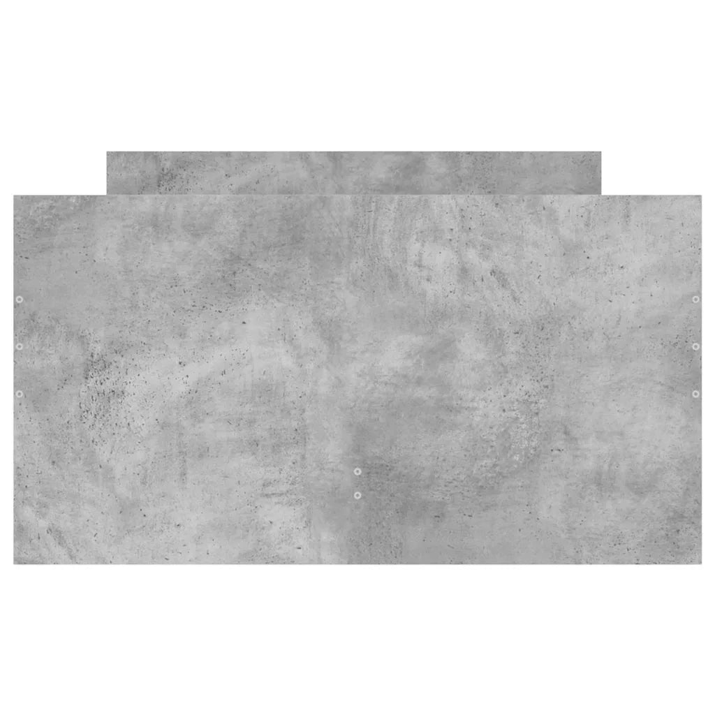 Giroletto con Cassetti Grigio Cemento 90x190 cm 3207381