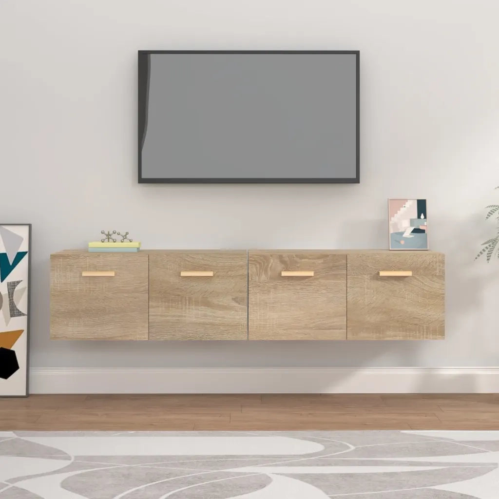 Mobili Parete 2 pz Rovere Sonoma 80x35x36,5cm Legno Multistrato cod mxl 34393
