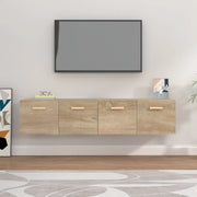 Mobili Parete 2 pz Rovere Sonoma 80x35x36,5cm Legno Multistrato cod mxl 34393