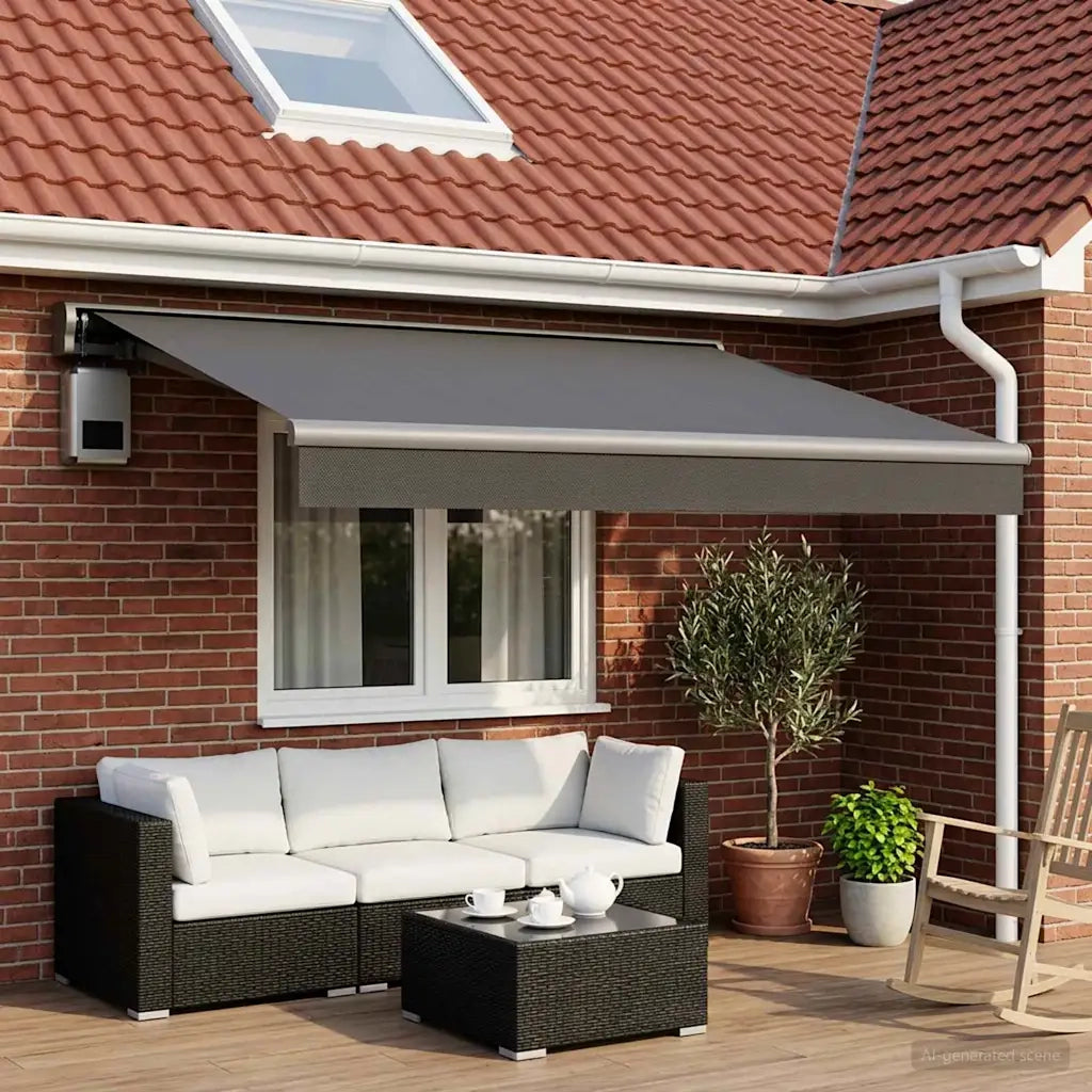 Telo di ricambio per tenda da sole Antracite 500 × 300 cm 3444229