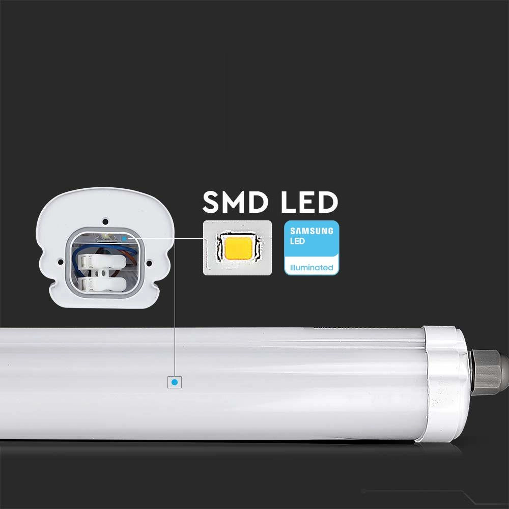 Plafoniera LED stagna 120cm 36W 6500K 4320lm IP65