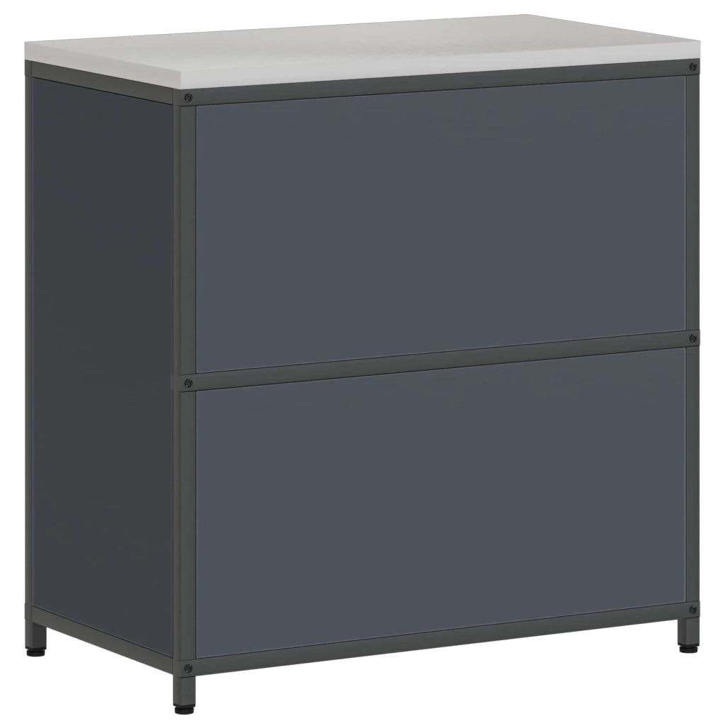 Stoccaggio in cucina Antracite 90 x 50 x 92 cm Acciaio 874984