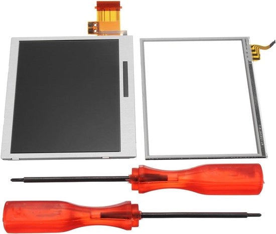 Strumento di sostituzione dello schermo touch LCD per Nintendo DS Lite - Kit di riparazione con 2 indici - Facile da utilizzare