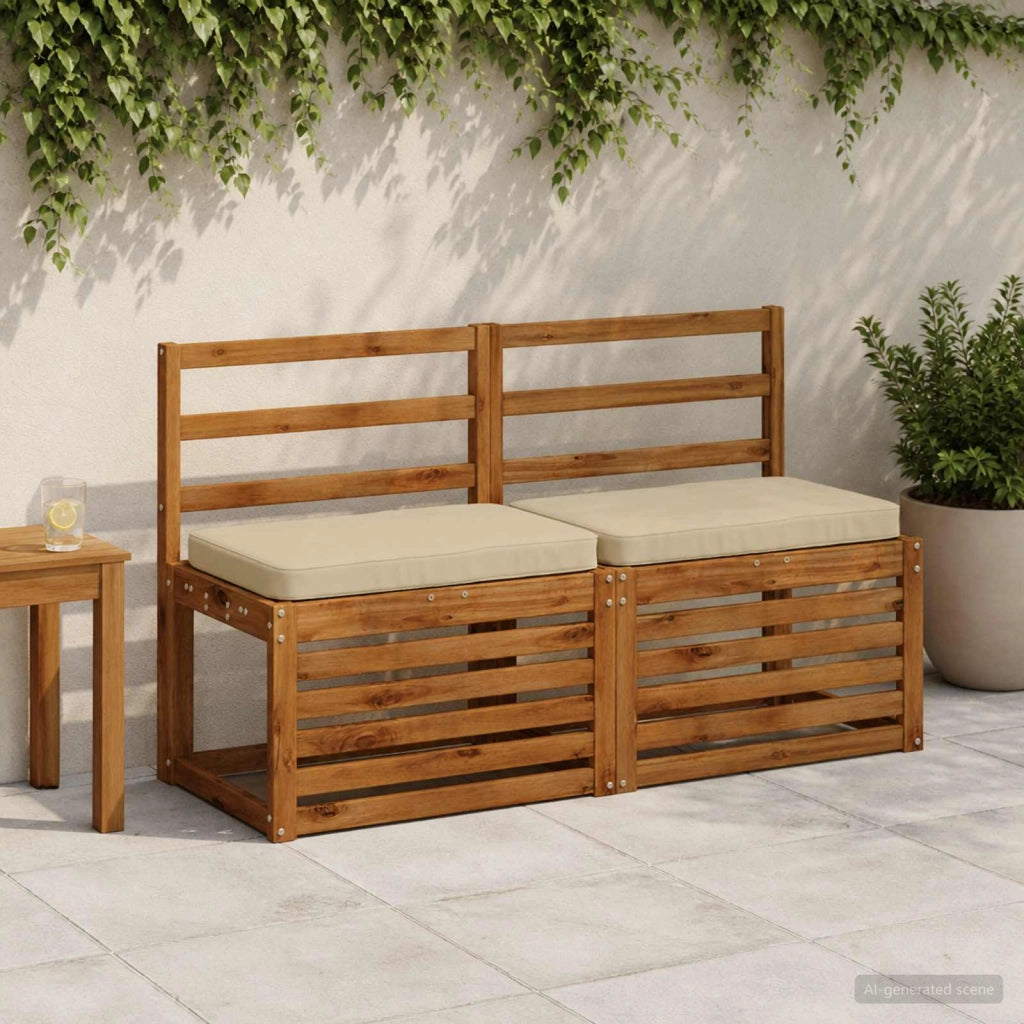 Cuscino per Panchina a 1 Pezzo VUGHT 100% Poliestere Beige 951020