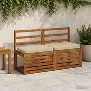 Cuscino per Panchina a 1 Pezzo VUGHT 100% Poliestere Beige 951020