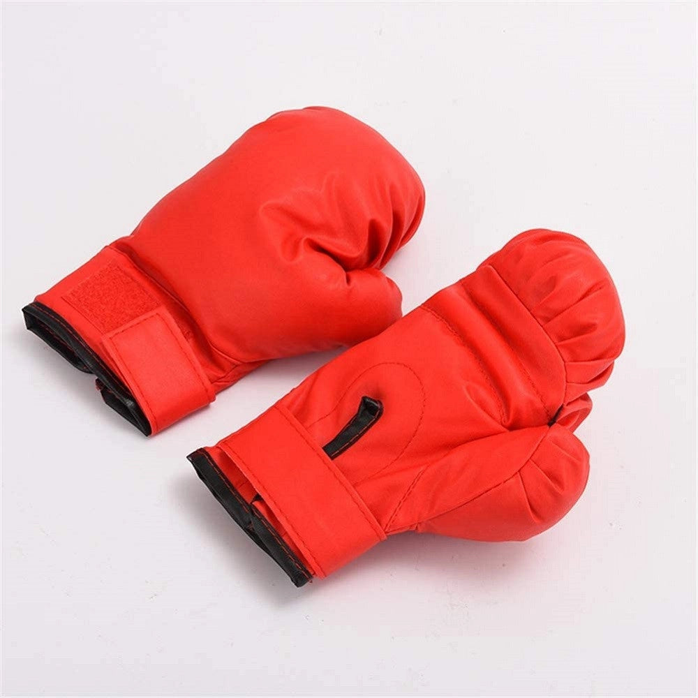 Trade Shop - Guantoni Guanti Da Boxe Boxing In Pelle Pu Kickboxing Sparring Gloves Sacco Xl -
