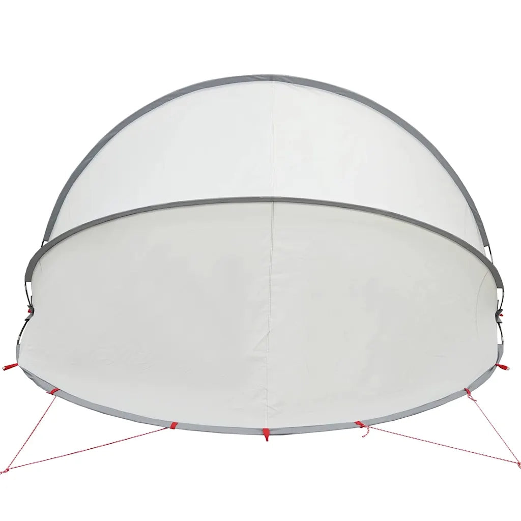 Dome Piscina Grigio e arancione 405 x 405 x 192 cm