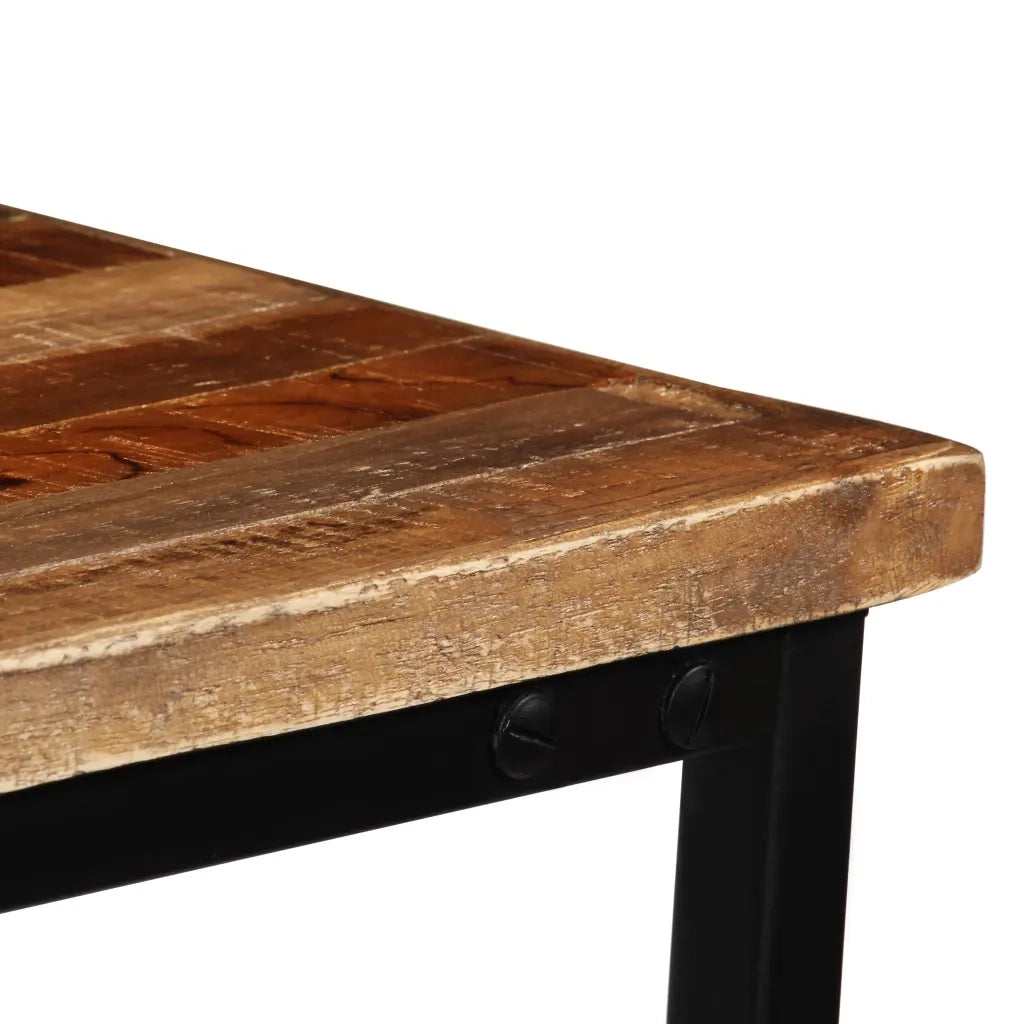 Tavolo Consolle in Legno di Teak Rigenerato 90x30x76 cm cod mxl 12328