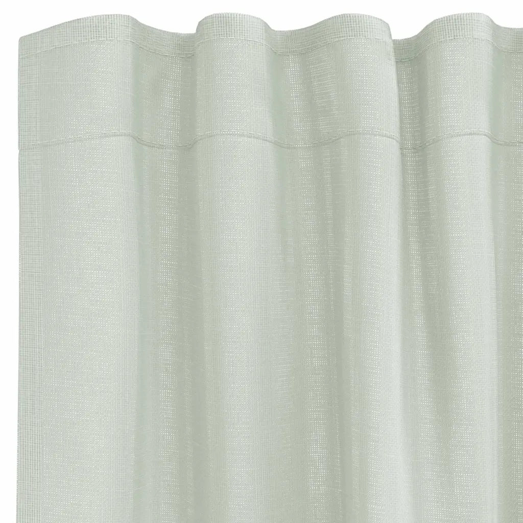vidaXL Tende in Voile con Tasche per Aste 2 pz Grigio Chiaro