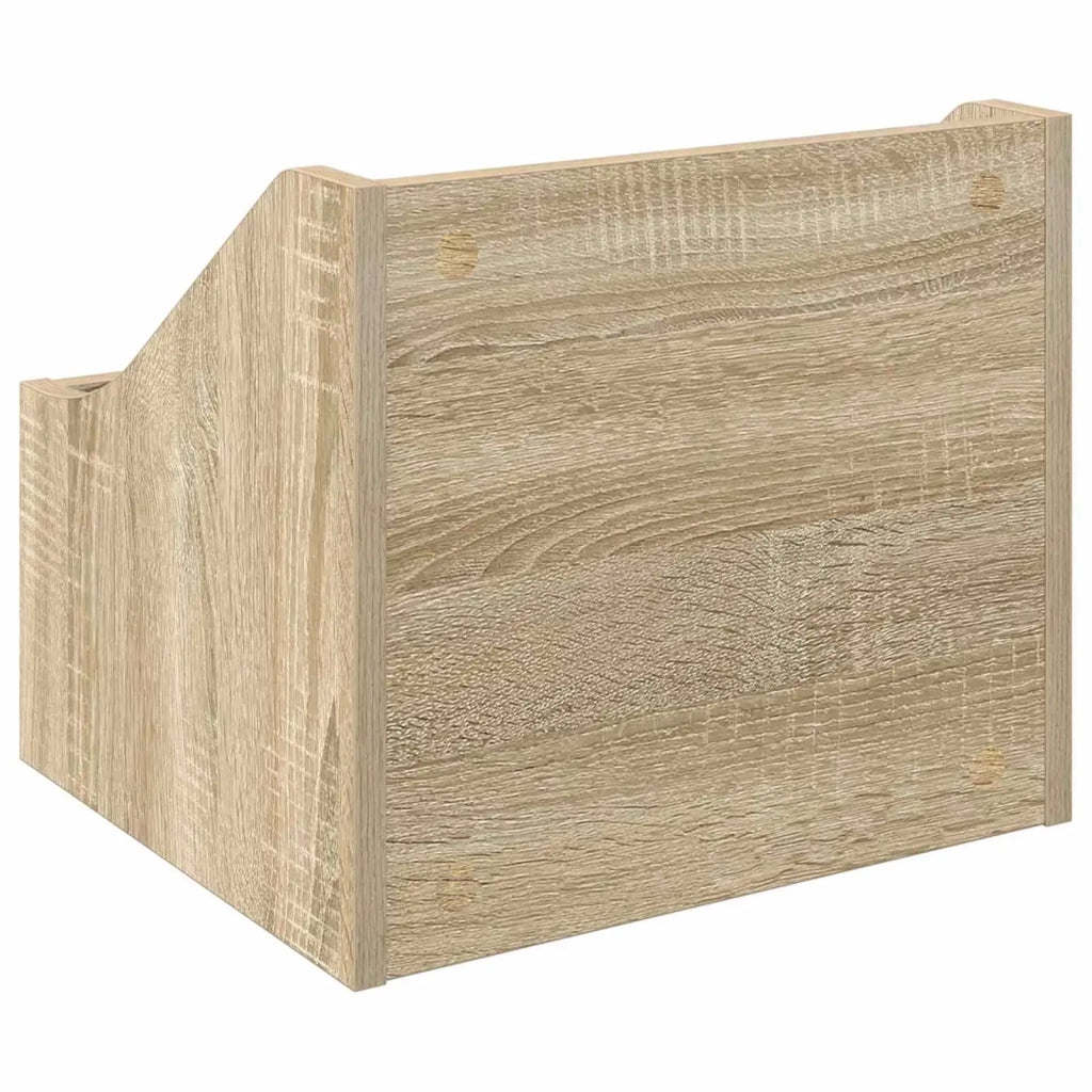 Scatola per dischi LP Rovere Sonoma 37 x 33 x 32 cm 8012766