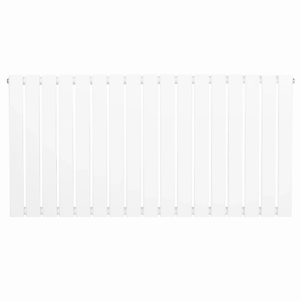Radiatore Orizzontale Design Piatto Colonna Singola Bianco 600x1190 mm