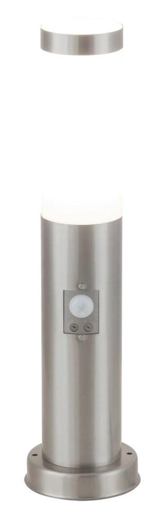 Paletto giardino con sensore E27 inox Rabalux 8267