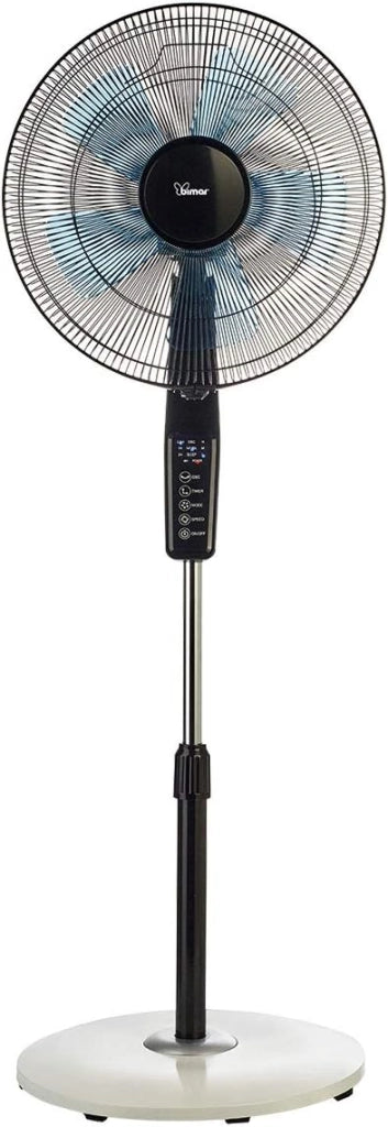 Bimar INB-VP455T Ventilatore a Piantana Silenzioso con Altezza Regolabile e Timer