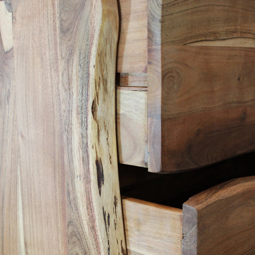 Cassettiera in legno di acacia - BECKETT
