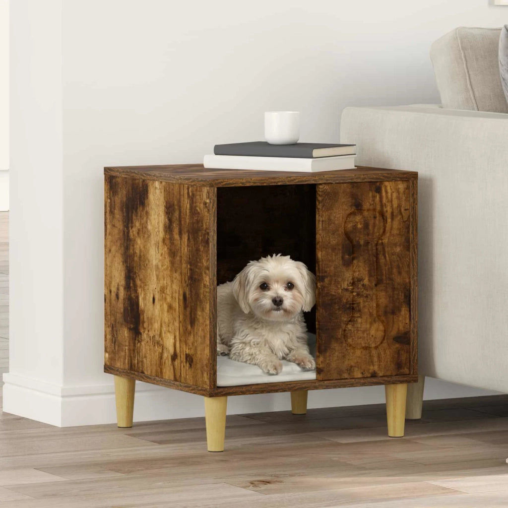 Cuccia per cani Rovere fumé 44 x 42 x 49 cm Legno multistrato 8000703