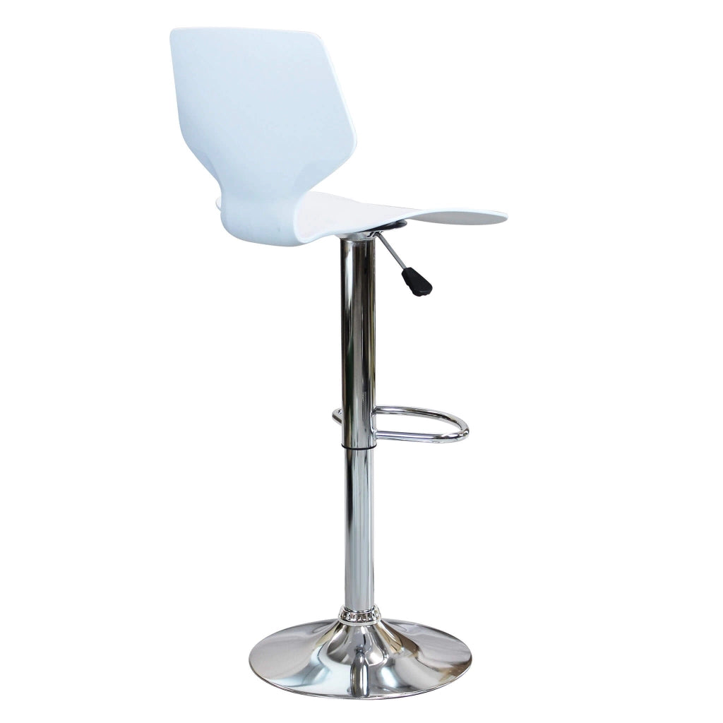 Sgabello Moderno per Sala da Pranzo in Plastica Metallo cm 40x45x78 - FORREST