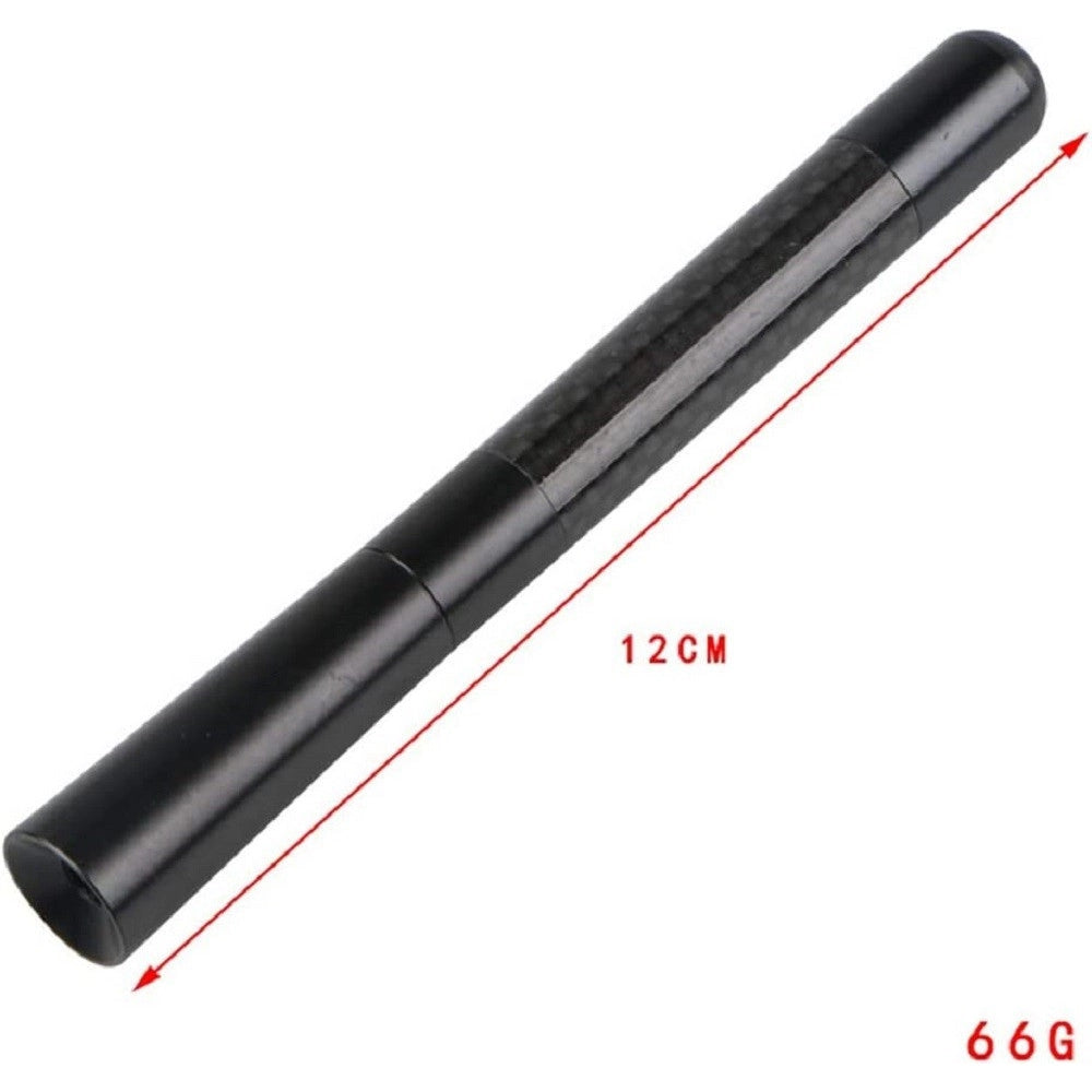 Trade Shop - Antenna Sportiva Universale Per Auto 12 Cm Accessori Ricambio Per Autoradio Nero -