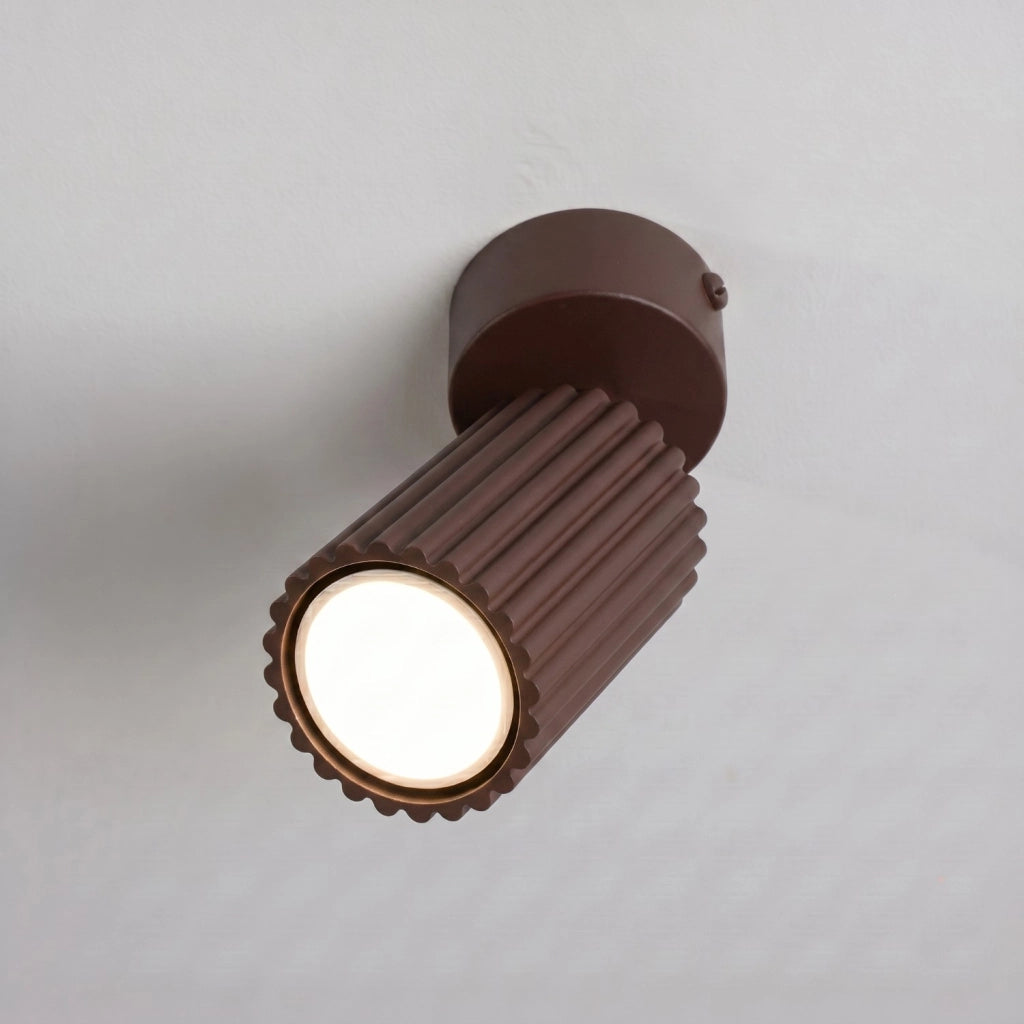 Plafoniera KARBON 1 marrone