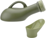 Contenitore per Urine per Uomini - 1 Litro - Portatile - Emergenza - Igiene - Facile da Pulire - Utilizzo Orizzontale - Contenitore per Urine