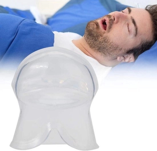 Antisnurk, Stop Snurk Tongue Retainer Transparente, Antisnurk Silicatico, Sostituto di Bocca per Snurk, Stop Snurk, Sostituto di Bocca per Snurk, Sostituto di Bocca per Apnea Notturna, Antisnurk per Snurk della Gola, Aiuto al Sonno Soft