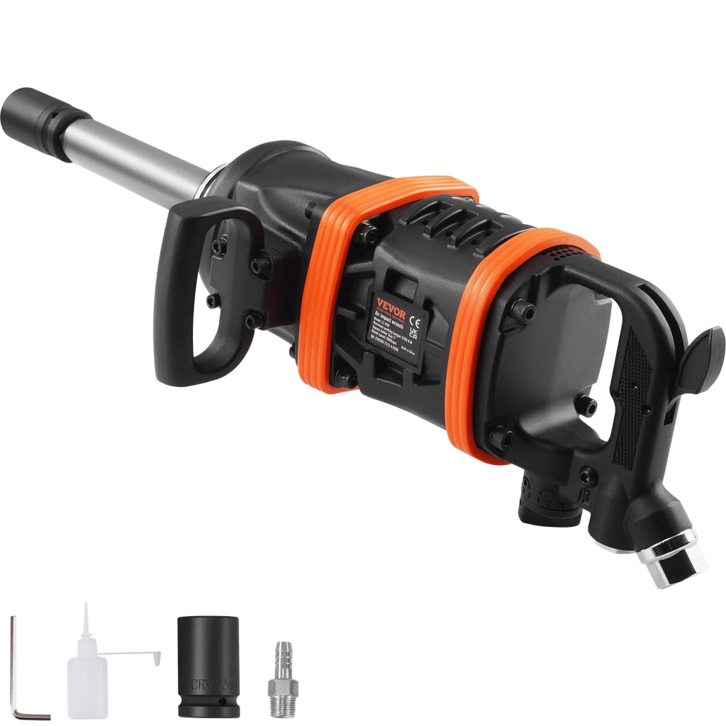 Avvitatore pneumatico ad impatto 2,54cm in alluminio con incudine estesa 20,32cm fino a 7012,125Nm per officina e manutenzione veicoli pesanti