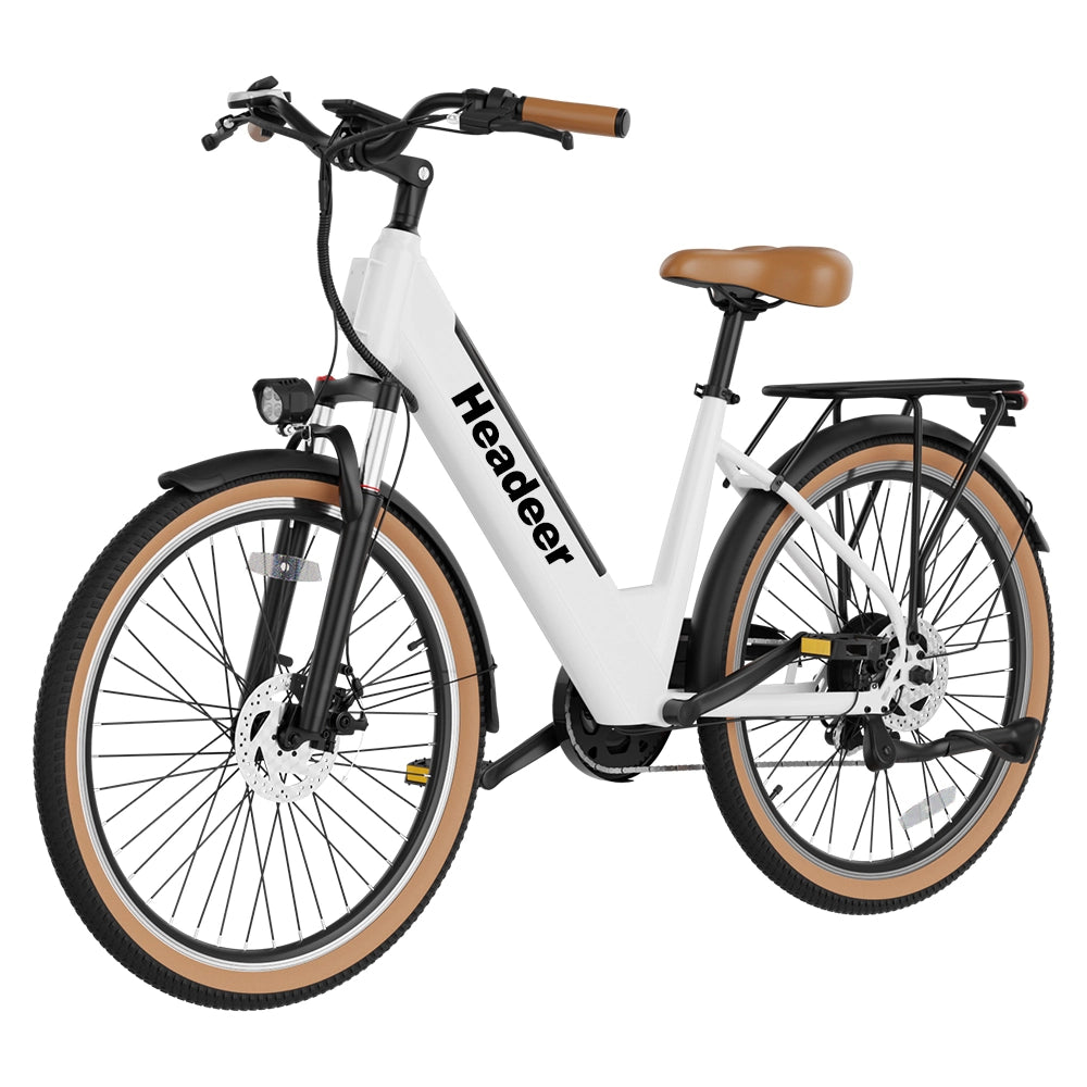 Bici Elettrica Donna 26" Retro 250W Conforme UE,Batteria 48V 11,5Ah Rimovibile,Shimano 7 Marce,Forcella Ammortizzata,3 Modalit¨¤,Urbana Autonomia 80km