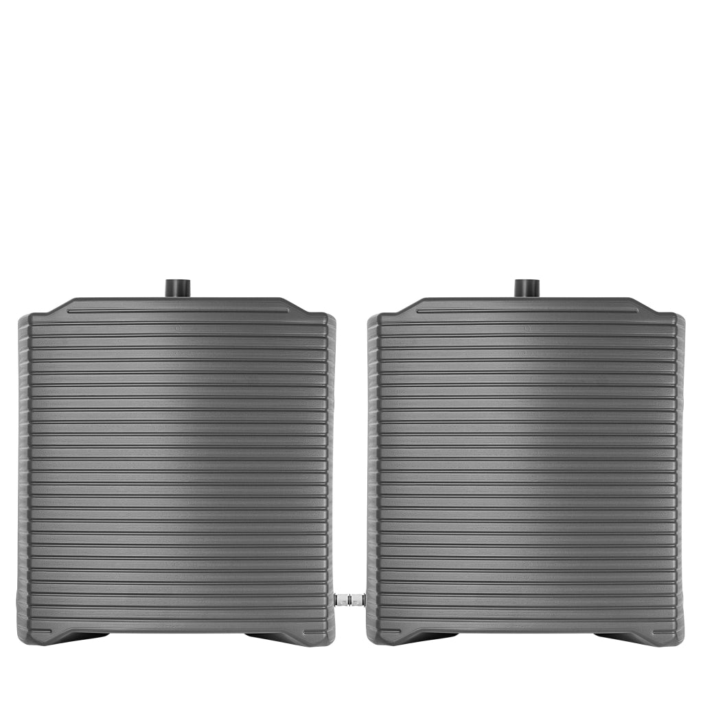 Serbatoio per acqua piovana KADAX 125L, barile modulare in plastica color antracite