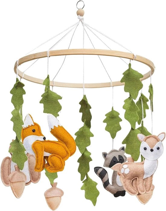 Mobile Decorativo Animale di Peluche Mimetico per Neonati - Mobili per Cambio per Bambini Nuovi Nati
