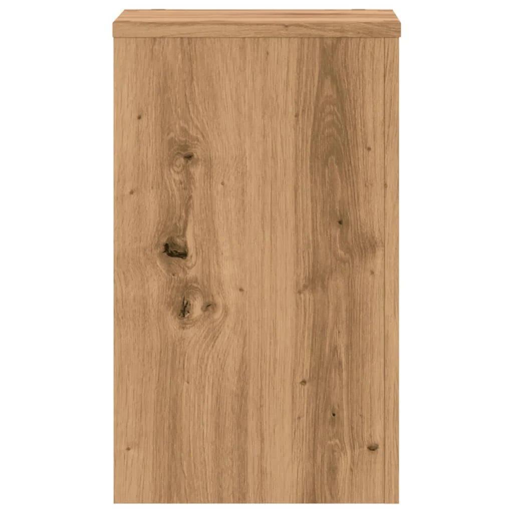 Portavasi mobili per fiori set da 2 fatti a mano legno ingegnerizzato marrone 02_0045299