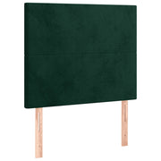Testiera | Testata Verde Scuro 80x5x118/128 cm Velluto