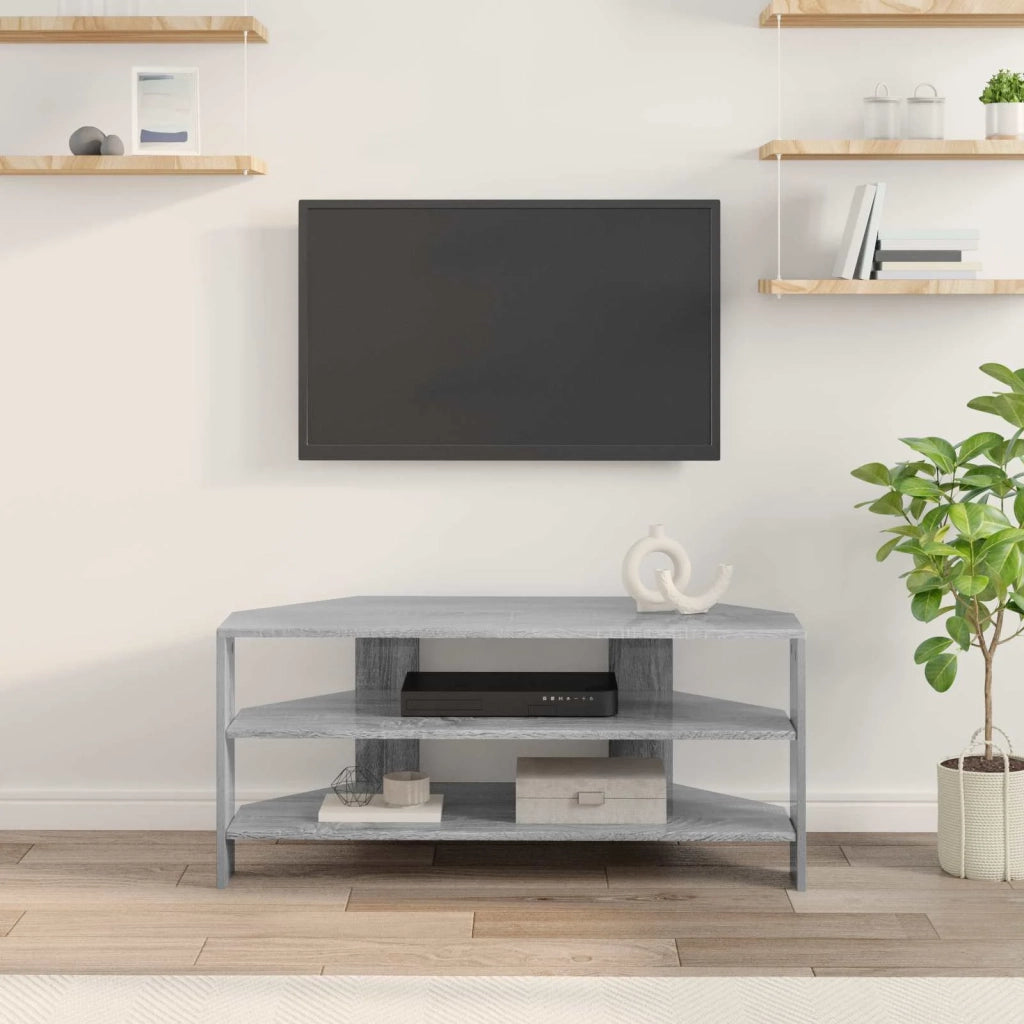 MobileTVAngolare 102x40,5x45cm Grigio Sonoma 889771