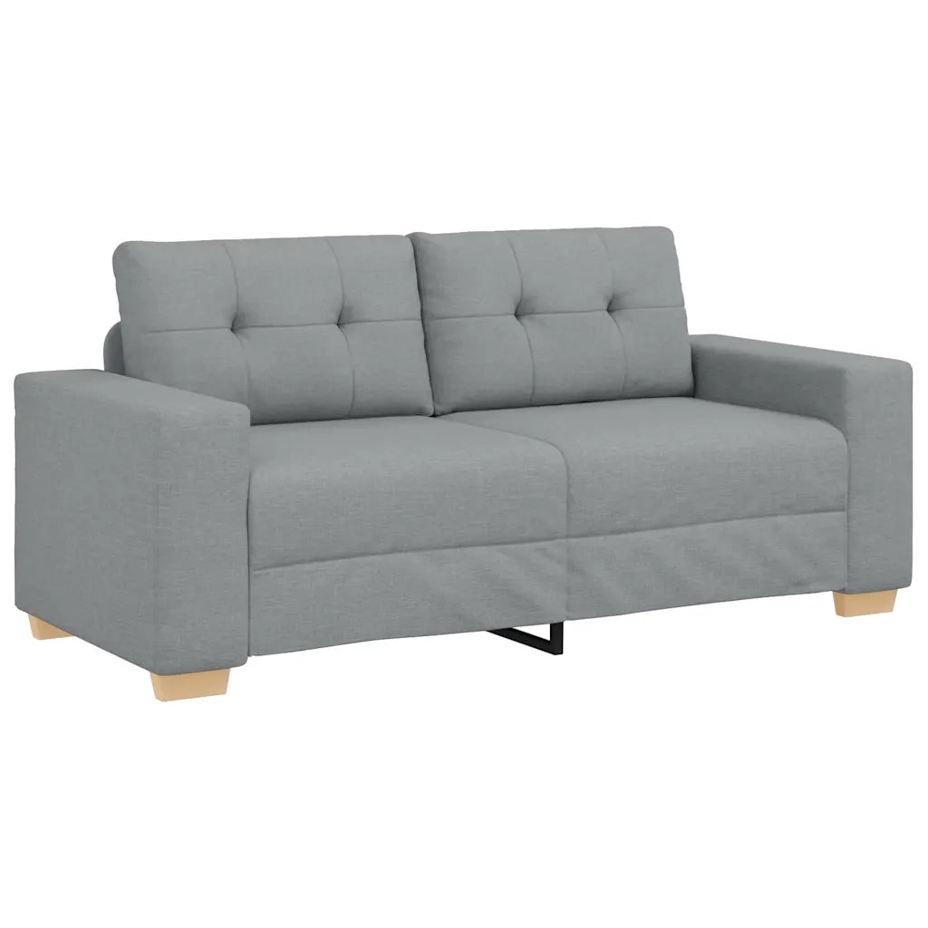 Divano Divanetto-Sofa Grigio Chiaro 140 cm in Tessuto