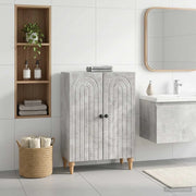Mobiletto da Bagno ALKMAAR Grigio Cemento 59,5 x 31 x 80 cm 896178