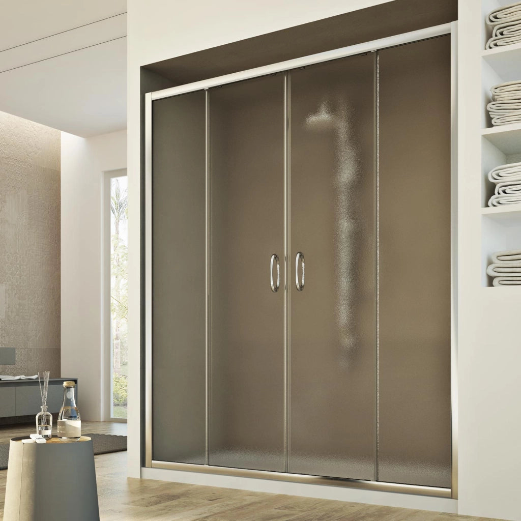 Porta Doccia 160CM H185 stampato C  mod. Replay 2 Ante