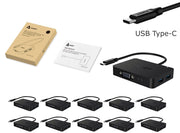PACK 10 PER Usb Type-C Hub 4 USB 3.0 ricarica uscita Vga Full Hd Macbook Pro Samsung Lenovo Dell Huawei - RIVENDITORE
