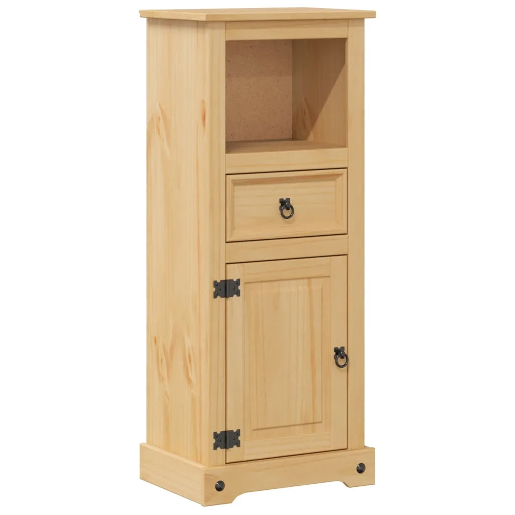 Mobile da Bagno | Armadio da bagno Corona 45x33x110 cm in Legno Massello di Pino